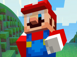 Super Mario MineCraft Runner img